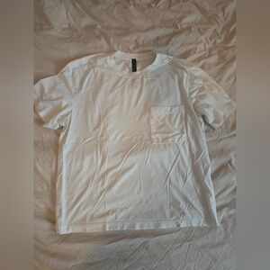 Lululemon Athletica White Short Sleeve Tee Classic Design
